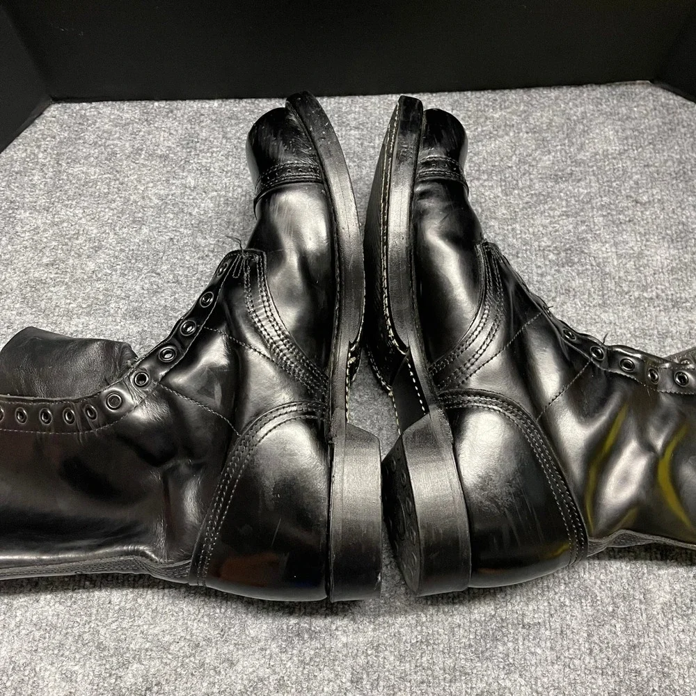Corcoran Jump Boots Mens 12.5 D Black 1500 10 Inch Leather Cap Toe Military USA